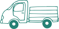 teal-truck-icon-for-delivery